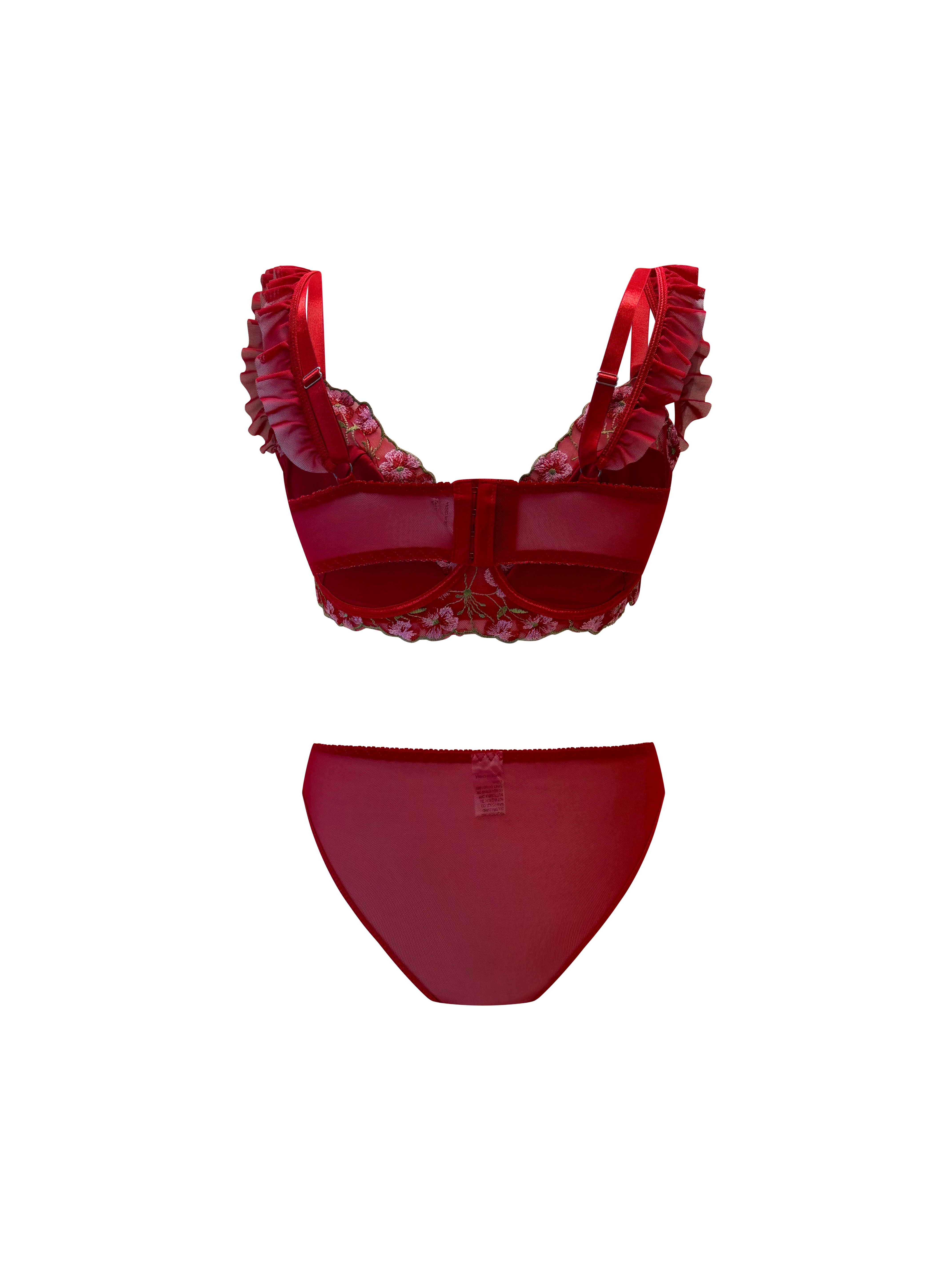 Red lingerie set hotsell